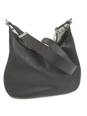 Gucci Hobo Shoulder Bag Leather Black